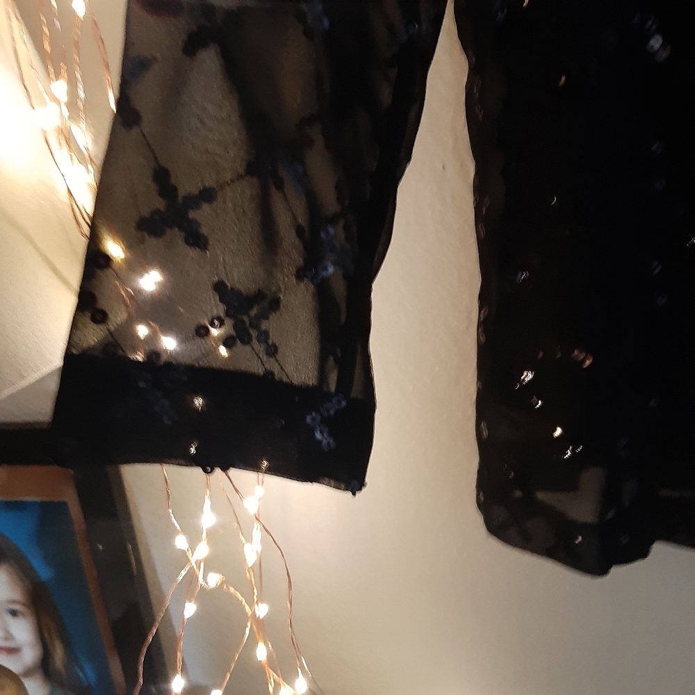 2-PIECE Julianna Collezione Sequin Cami Blouse M ☆ - Picture 10 of 11